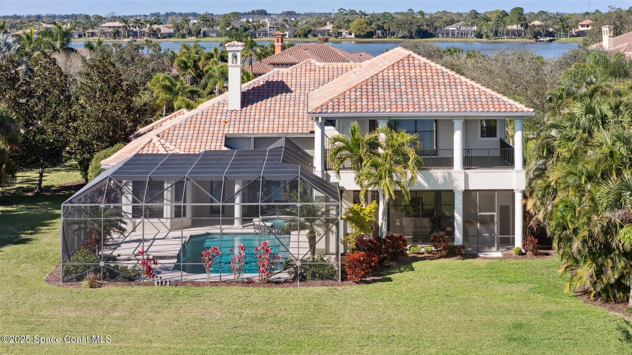 2902 BELLWIND Circle Rockledge, FL 32955 - Photo 68 of 79 Back Aerial 1