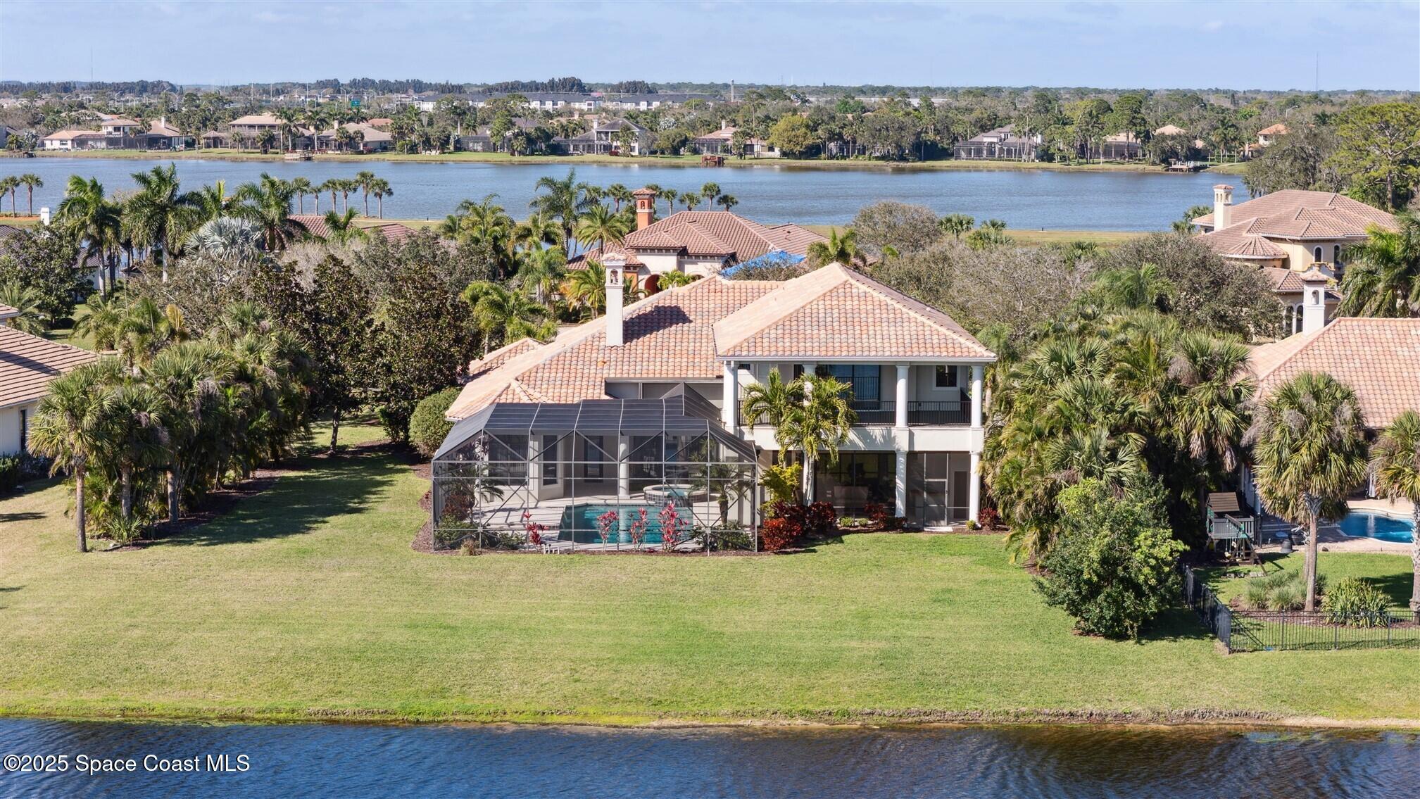 2902 BELLWIND Circle Rockledge, FL 32955 - Photo 69 of 79 Back Aerial 2