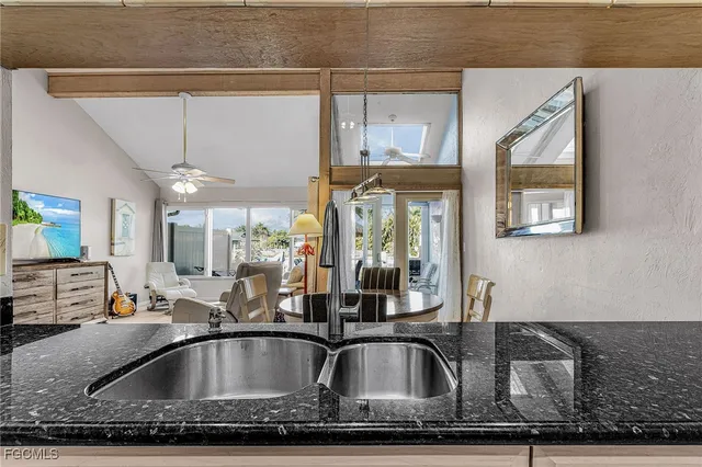 a close view of sink and mirror