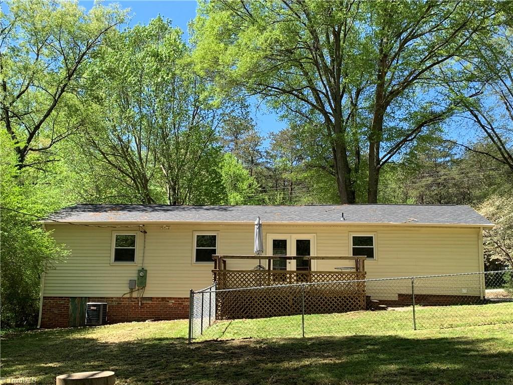 3896 Lewiston Road Summerfield, NC 27358 - Photo 15 of 16 Rear view. Great fenced in area for dogs.