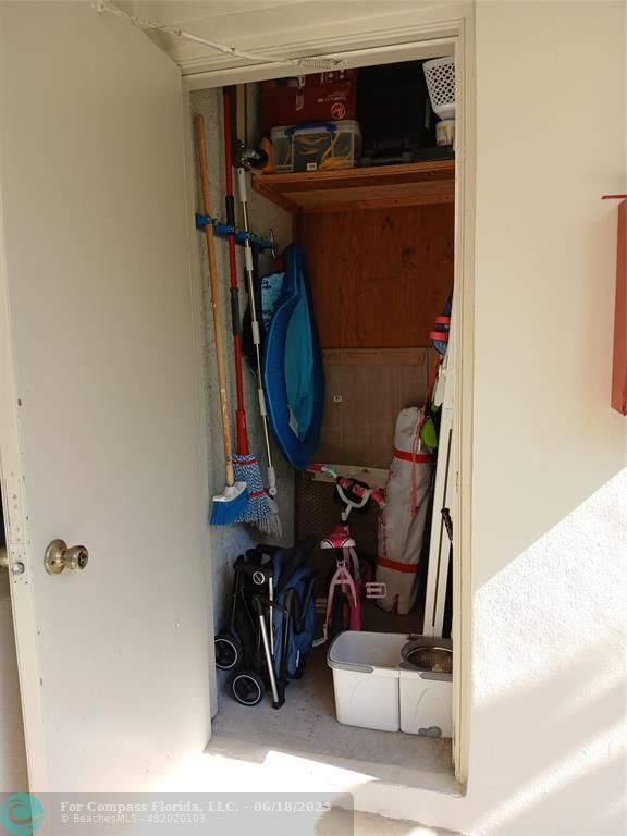 907 Cypress Terrace, Unit 104 Pompano Beach, FL 33069 - Photo 31 of 40 a view of storage and utility room