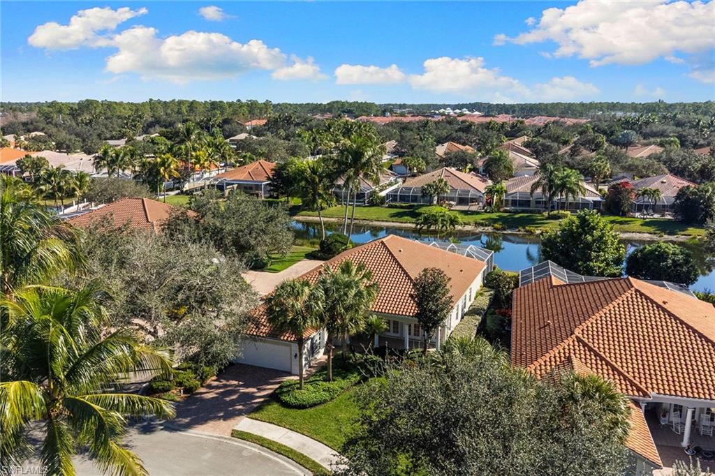 3128 Dominica Way Naples, FL 34119 - Photo 36 of 45 an aerial view of residential houses with outdoor space and river