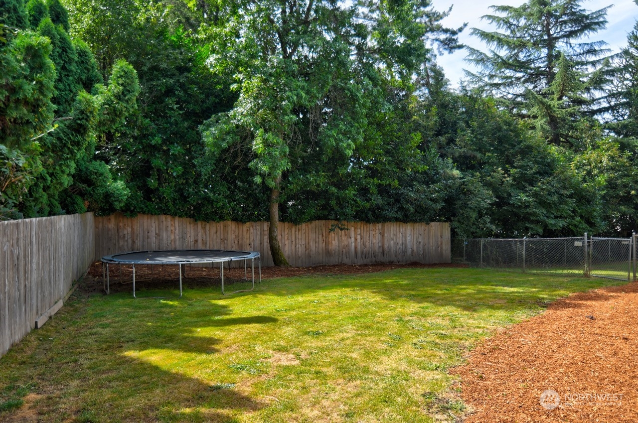 3110 Zenkner Valley Road Centralia, WA 98531 - Photo 33 of 40 a view of a backyard with a small cabin