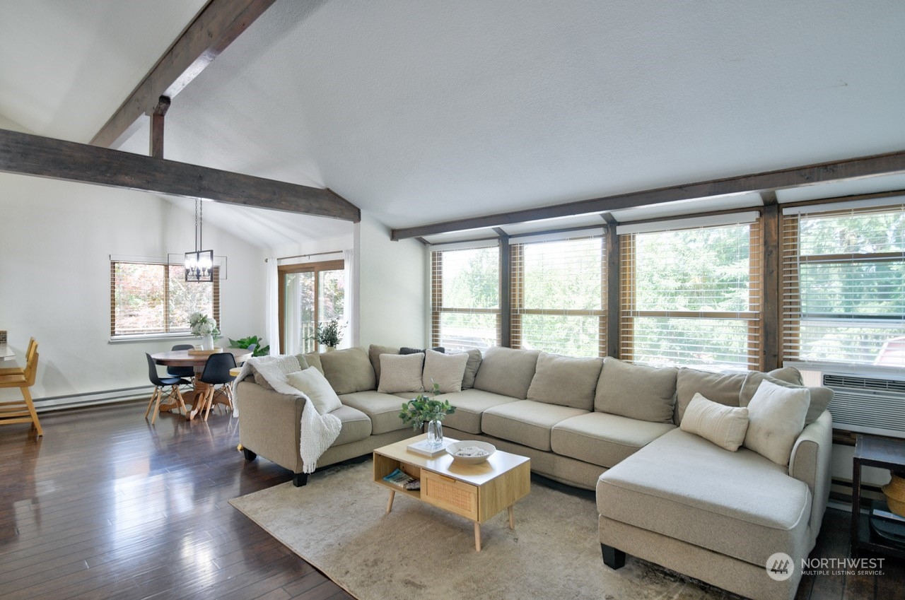 3110 Zenkner Valley Road Centralia, WA 98531 - Photo 7 of 40 a living room with furniture and floor to ceiling windows