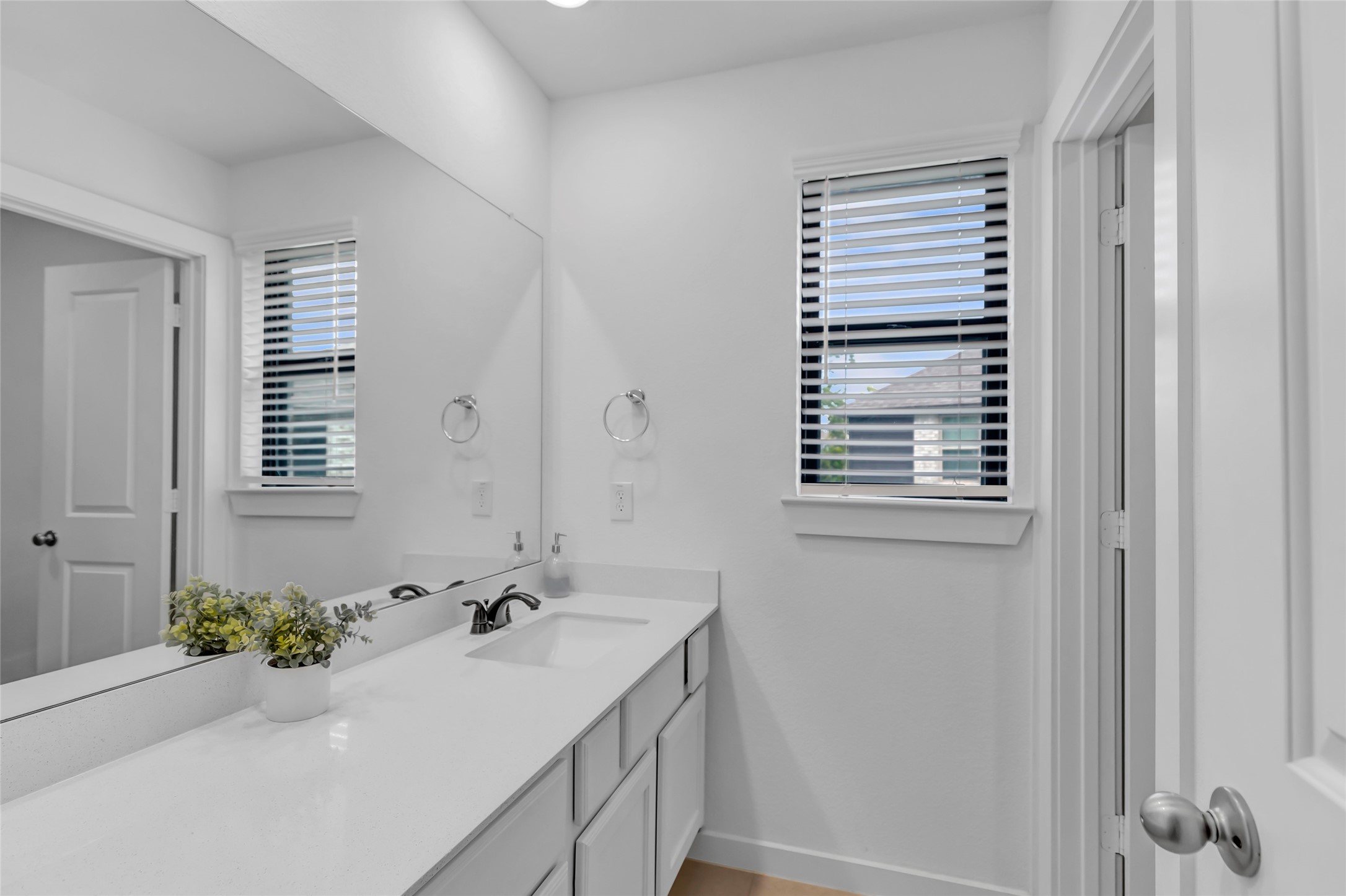 527 Chestnut Reef Court Conroe, TX 77304 - Photo 29 of 40 a bathroom with a sink and a mirror