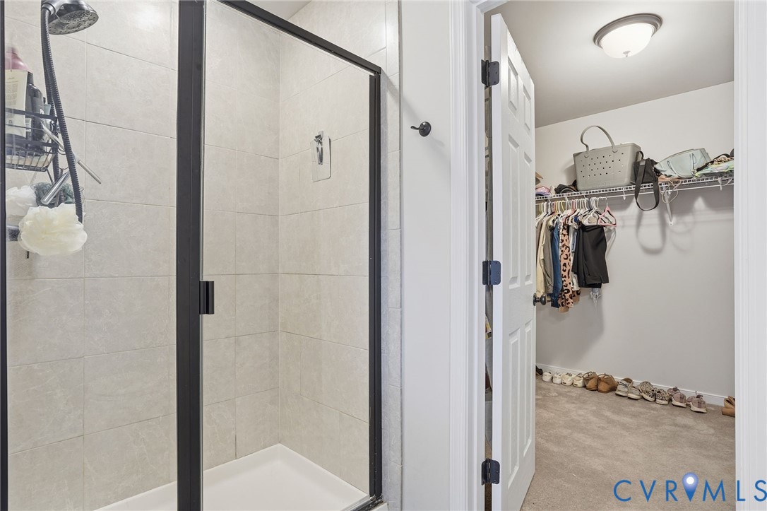 8494 Scouts Road Quinton, VA 23141 - Photo 21 of 27 Full bath with a spacious closet, a shower stall,
