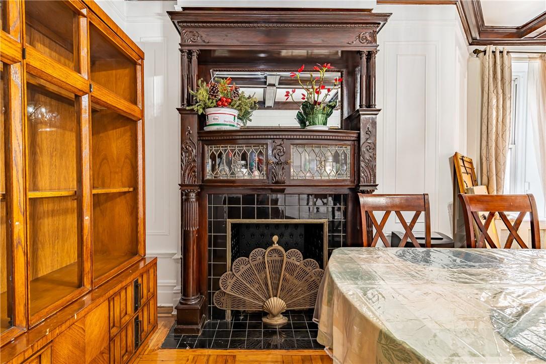 2744 Kingsbridge Terrace Bronx, NY 10463 - Photo 11 of 36 Unit 1 dining room with fireplace