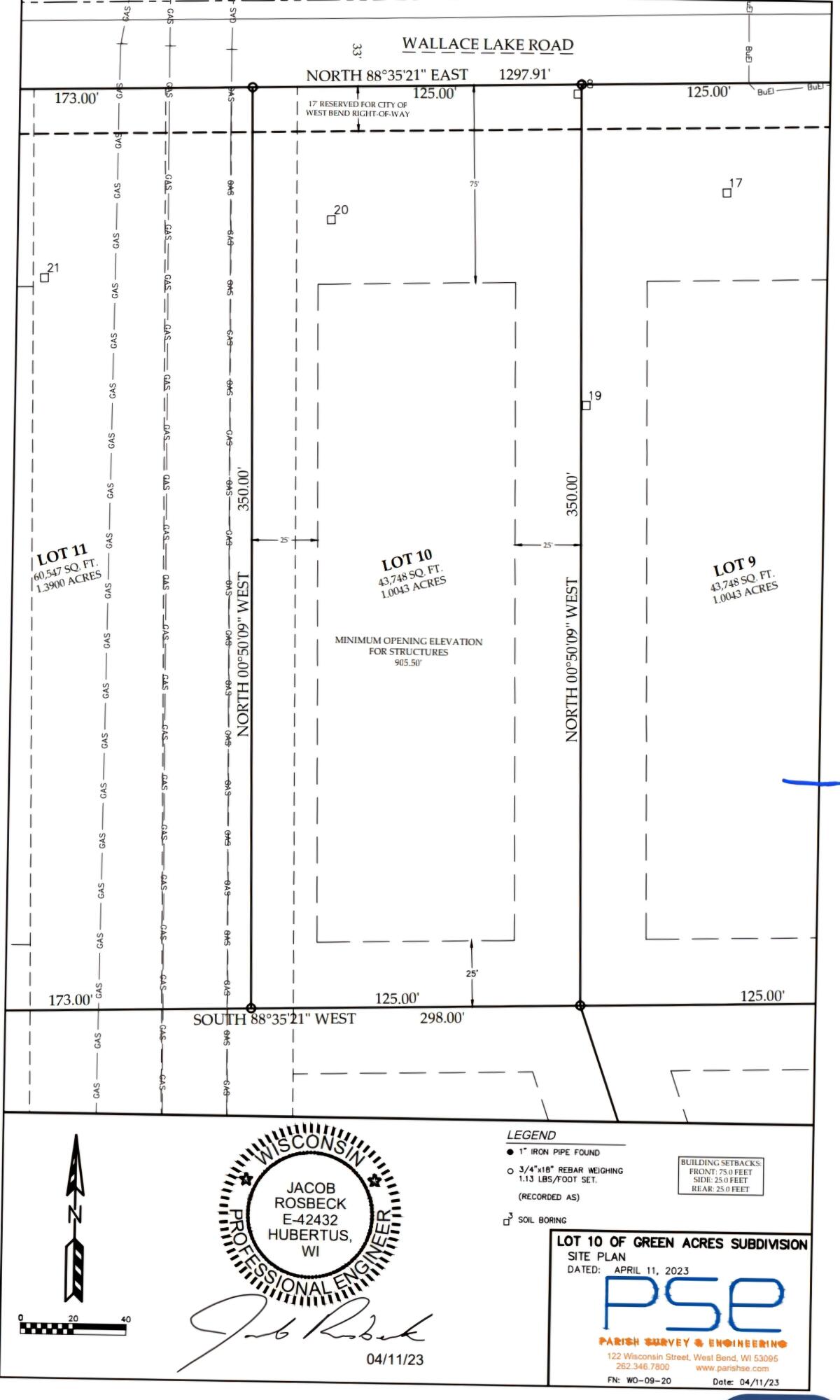 2161 Wallace Lake Road, Unit LT10 Trenton, WI 53090 - Photo 32 of 35 Survey