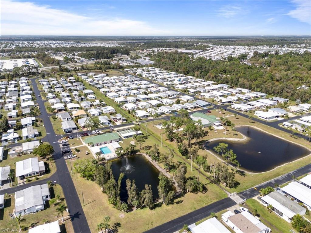 952 Days Lane North Fort Myers, FL 33917 - Photo 29 of 46 an aerial view of residential houses with outdoor space