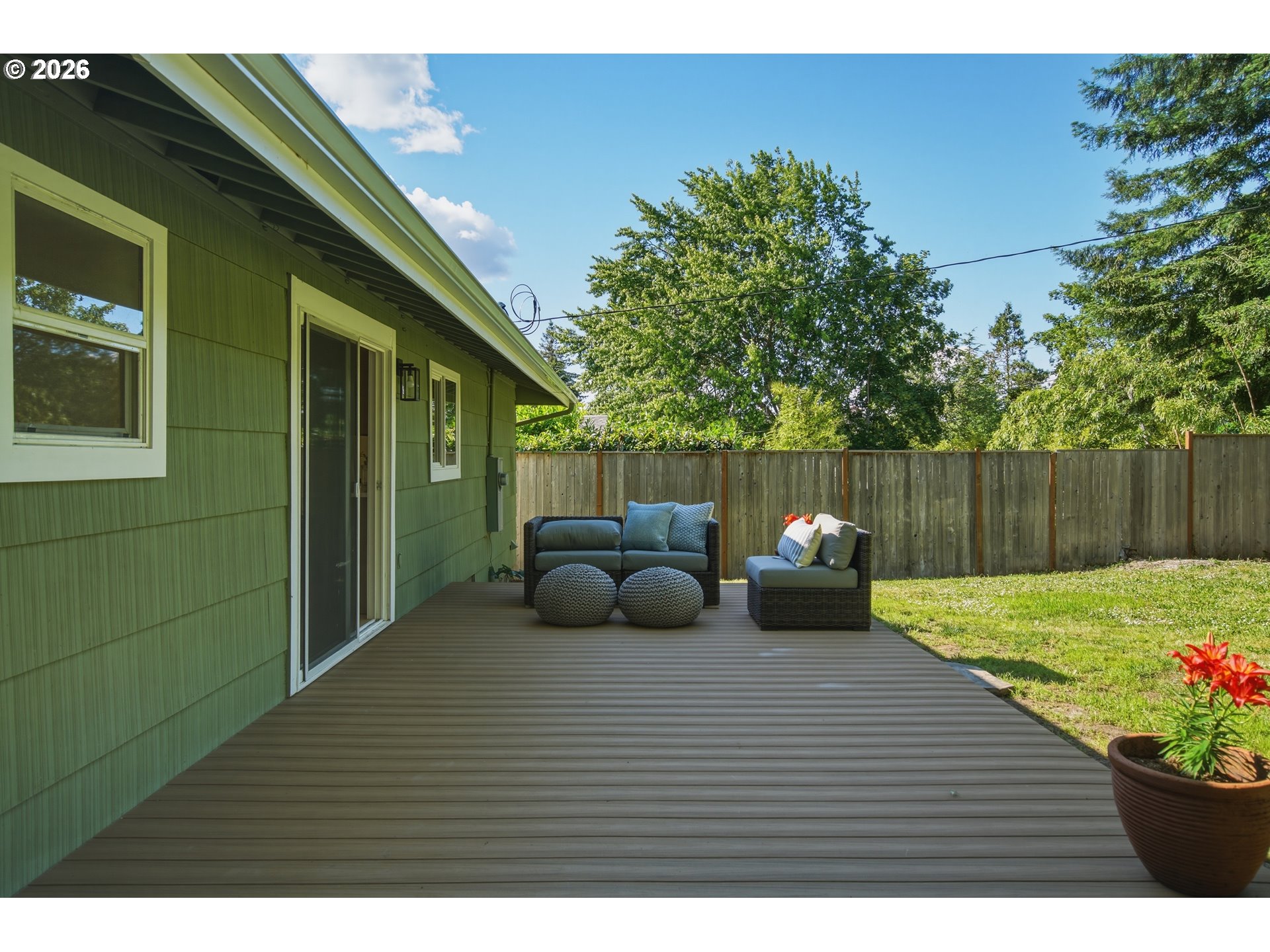 3455 Potter Street Eugene, OR 97405 - Photo 13 of 36 a view of backyard with seating space