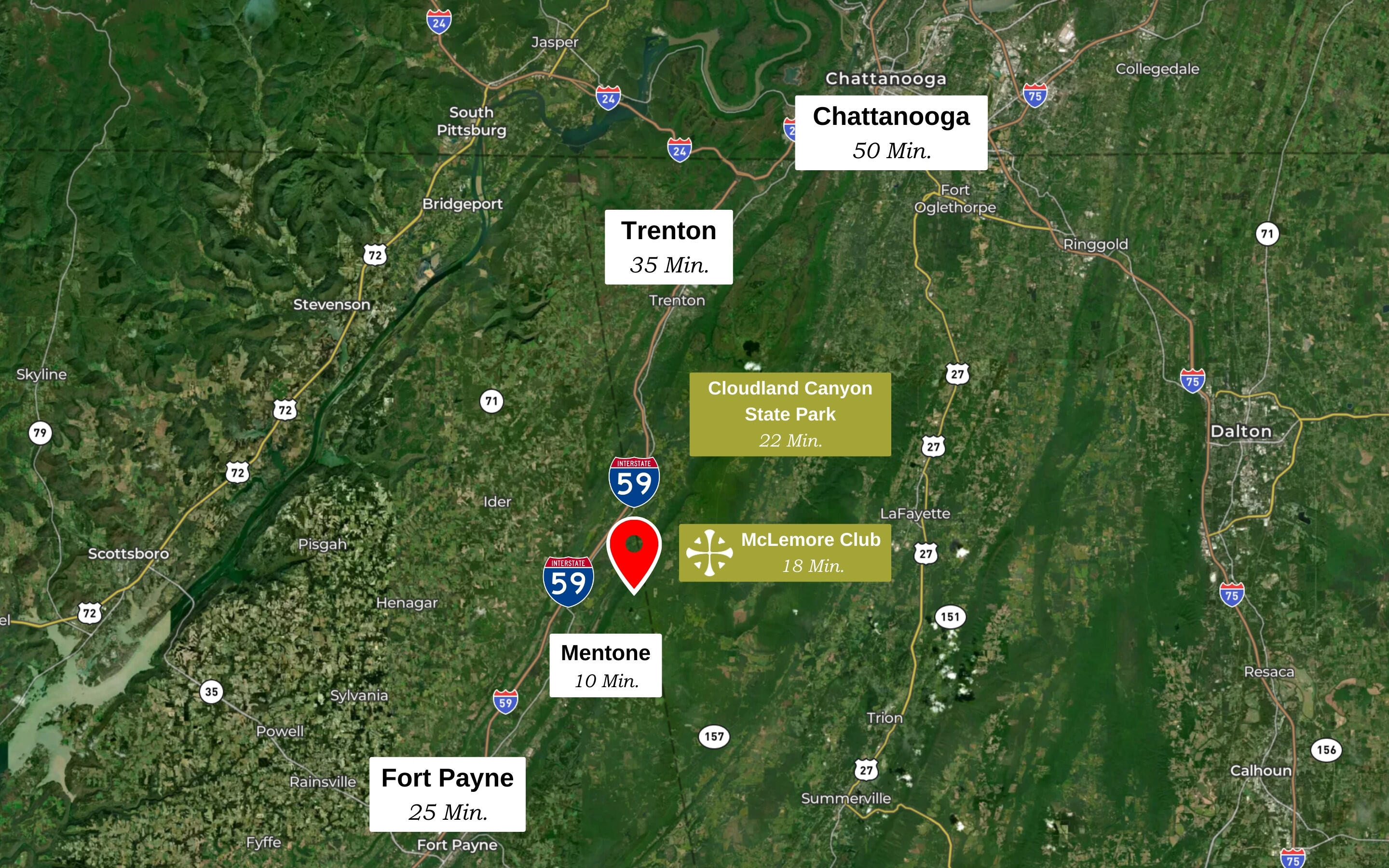 27471 County Road 89 Mentone, AL 35984 - Photo 54 of 57 Close to Neighboring Communities