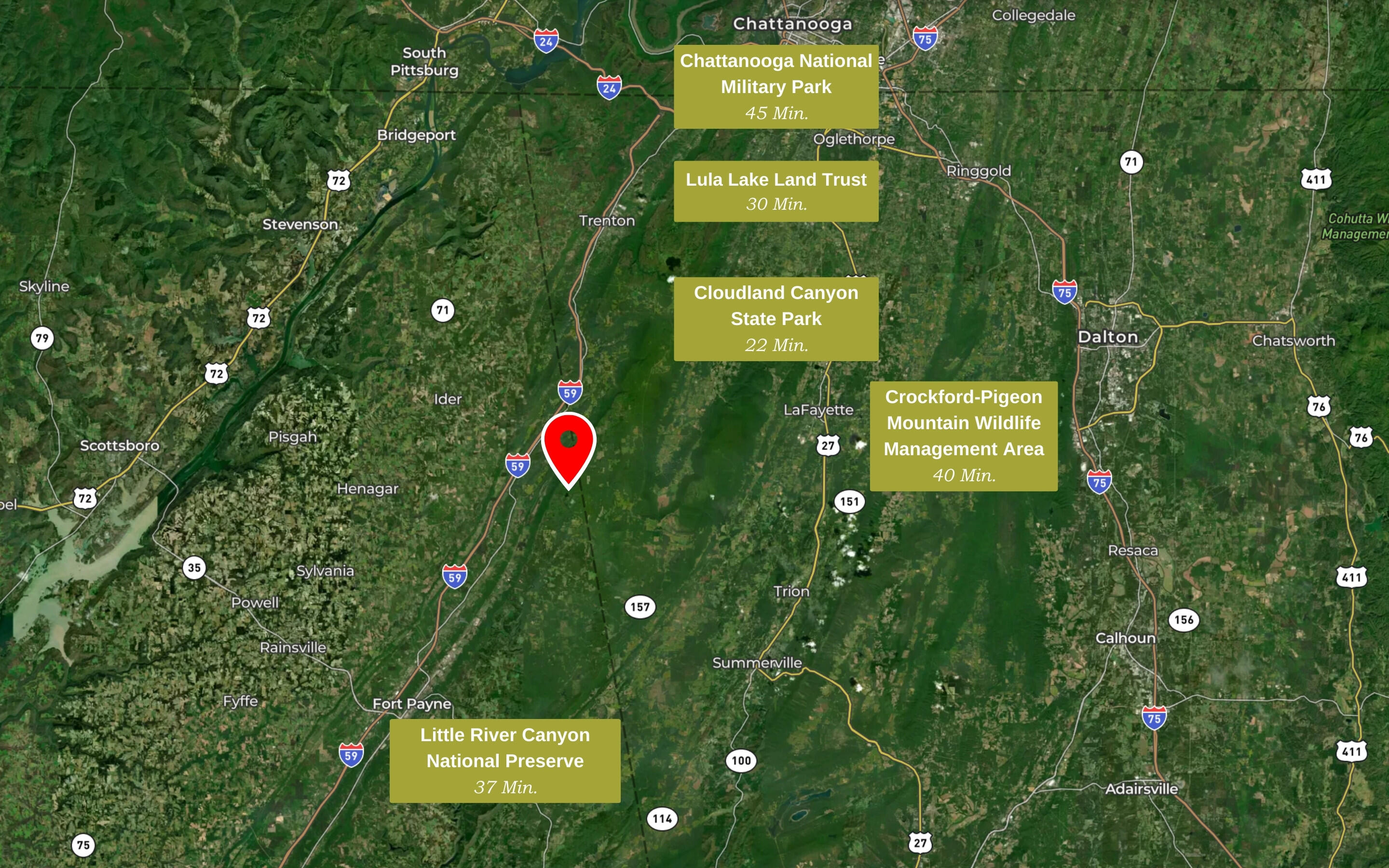 27471 County Road 89 Mentone, AL 35984 - Photo 55 of 57 Close to State Parks