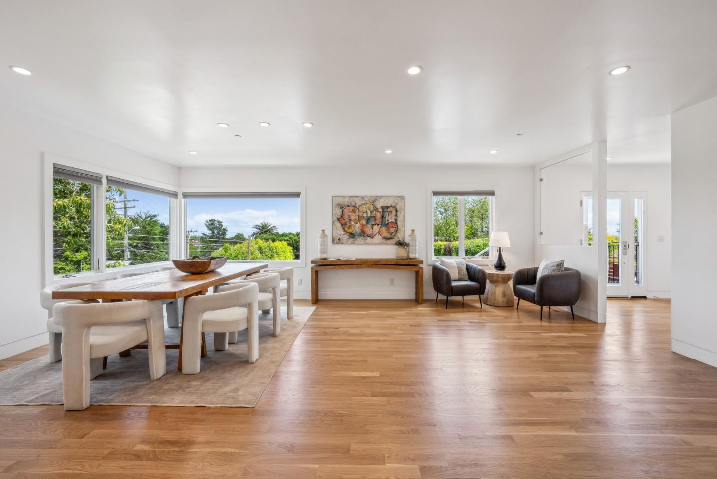1 Millbrae Circle Millbrae, CA 94030 - Photo 18 of 110 a living room with fireplace furniture and a large window