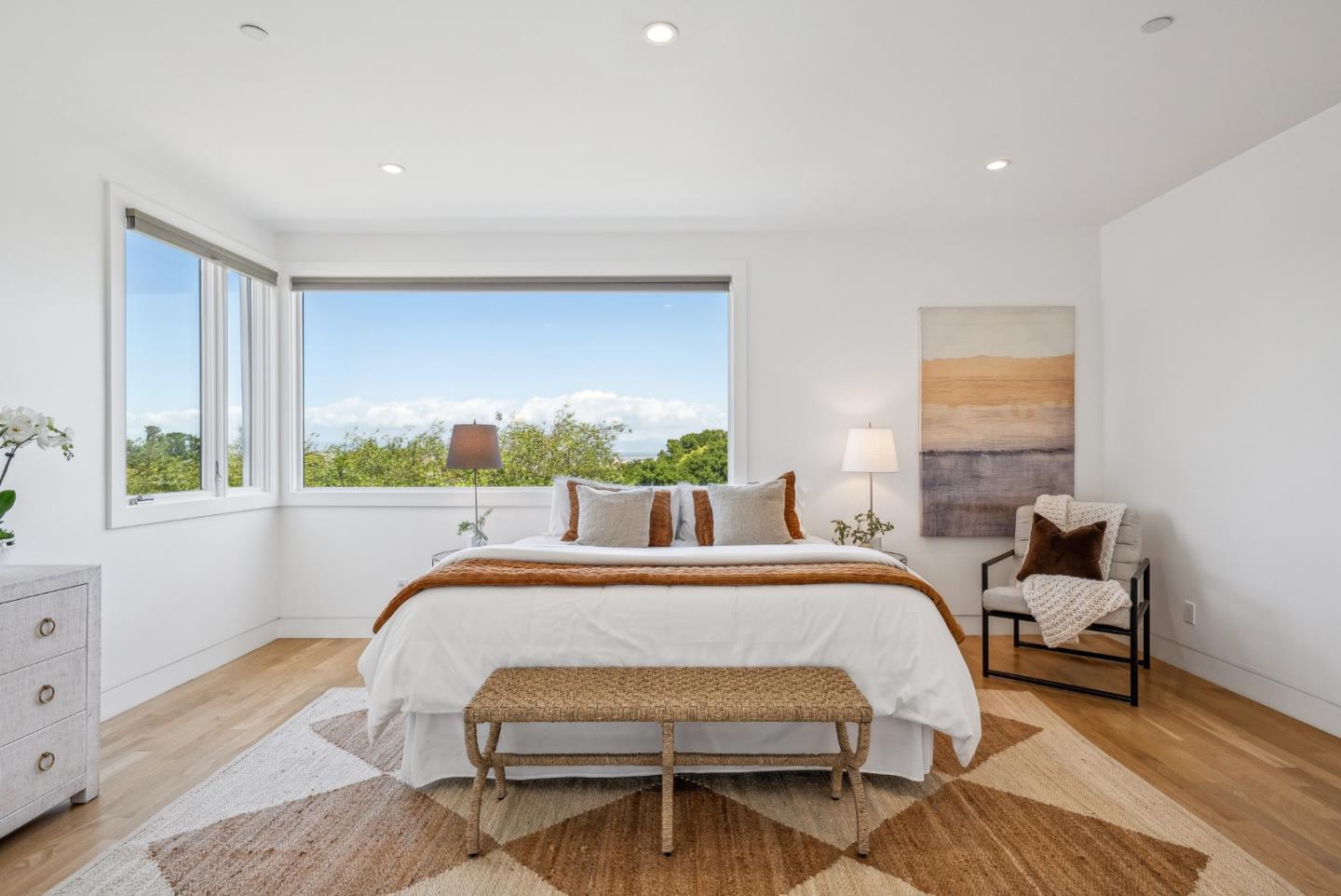 1 Millbrae Circle Millbrae, CA 94030 - Photo 70 of 110 a bed sitting in a bedroom next to a window