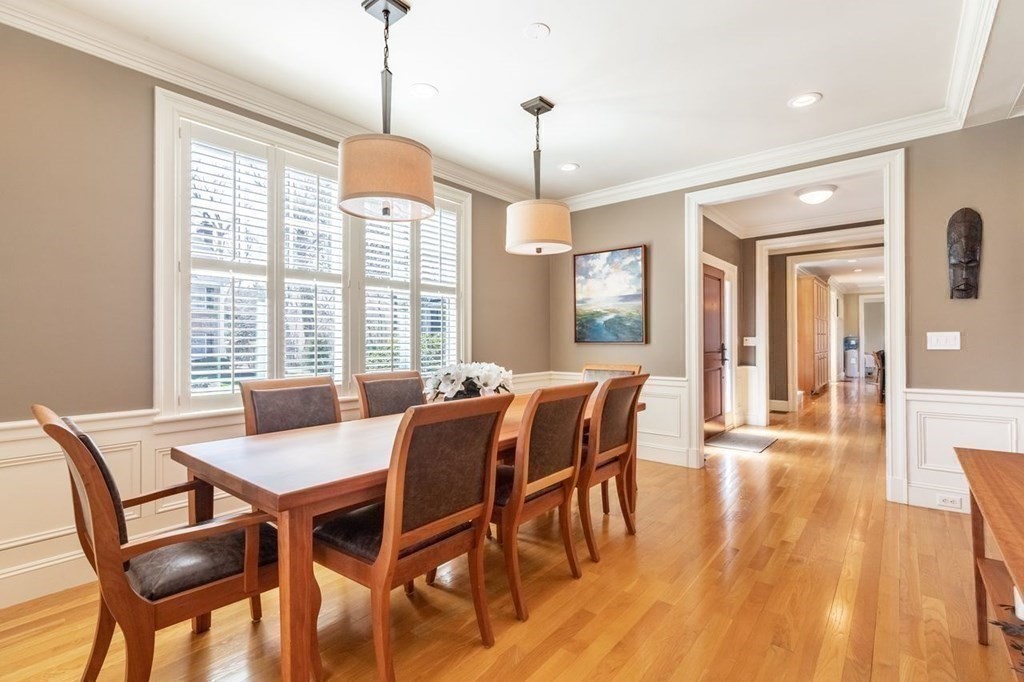 3 Solomon Pierce Road Lexington, MA 02420 - Photo 7 of 18 a view of a dining room with furniture window and wooden floor