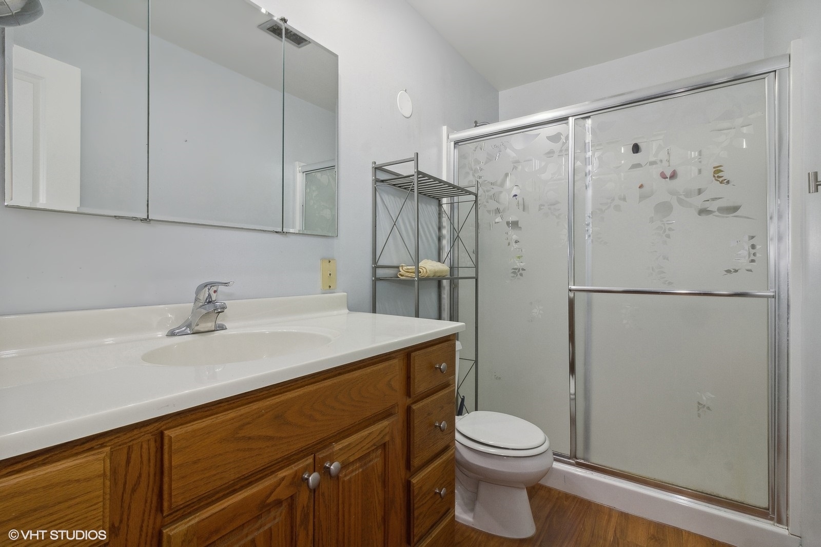 16 Old Post Road Montgomery, IL 60538 - Photo 14 of 21 a bathroom with a sink a toilet and shower