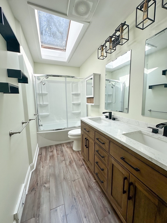 3 Intervale Road Springfield, MA 01118 - Photo 11 of 22 a spacious bathroom with a double vanity sink a mirror and a shower