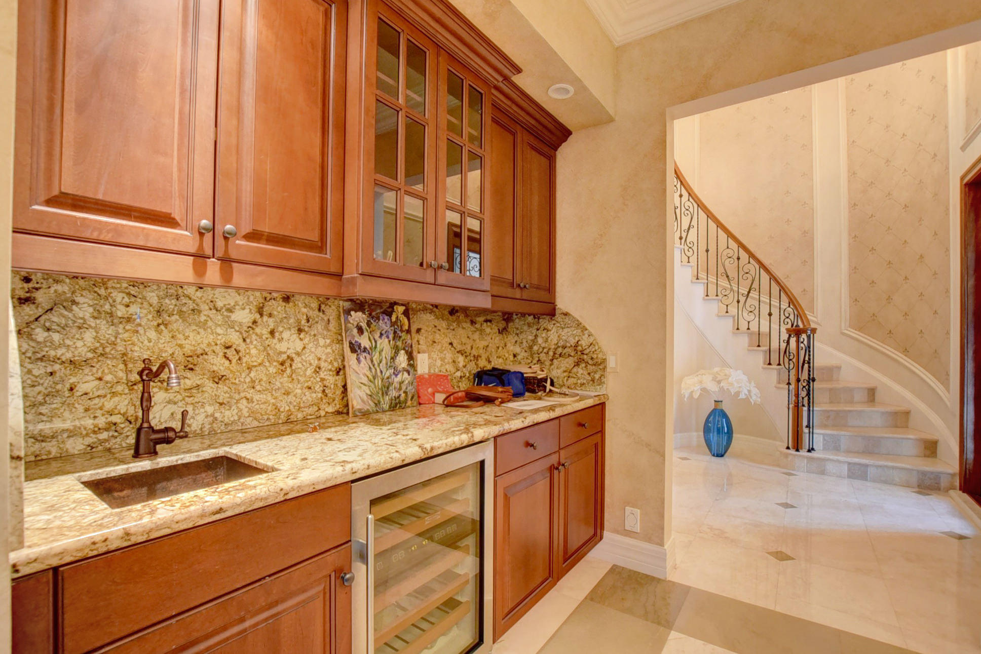 130 Southeast Spanish Trail Boca Raton, FL 33432 - Photo 23 of 66 gorgeous wet bar wit wine cooler