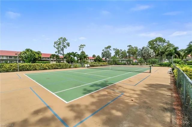 a view of a tennis court