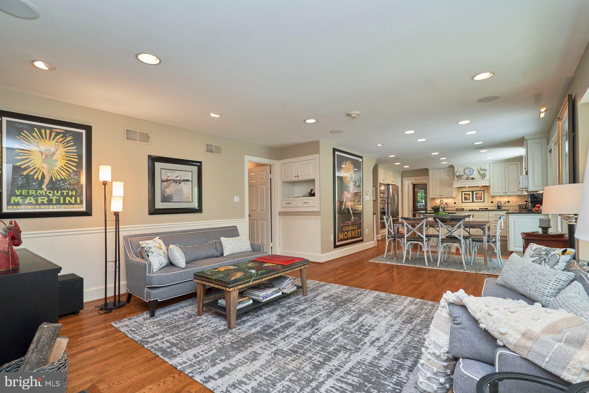 1235 Aldebaran Drive McLean, VA 22101 - Photo 21 of 71 Open to kitchen. Wired speakers. Recessed lights