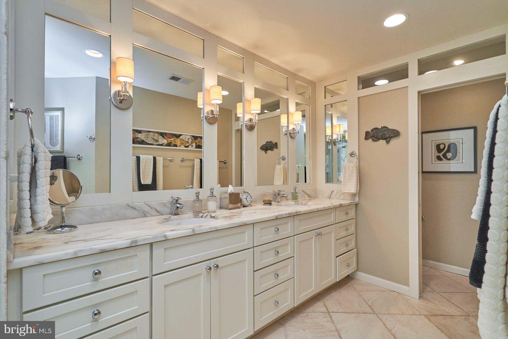 1235 Aldebaran Drive McLean, VA 22101 - Photo 32 of 71 Extra-long dual vanity with marble top