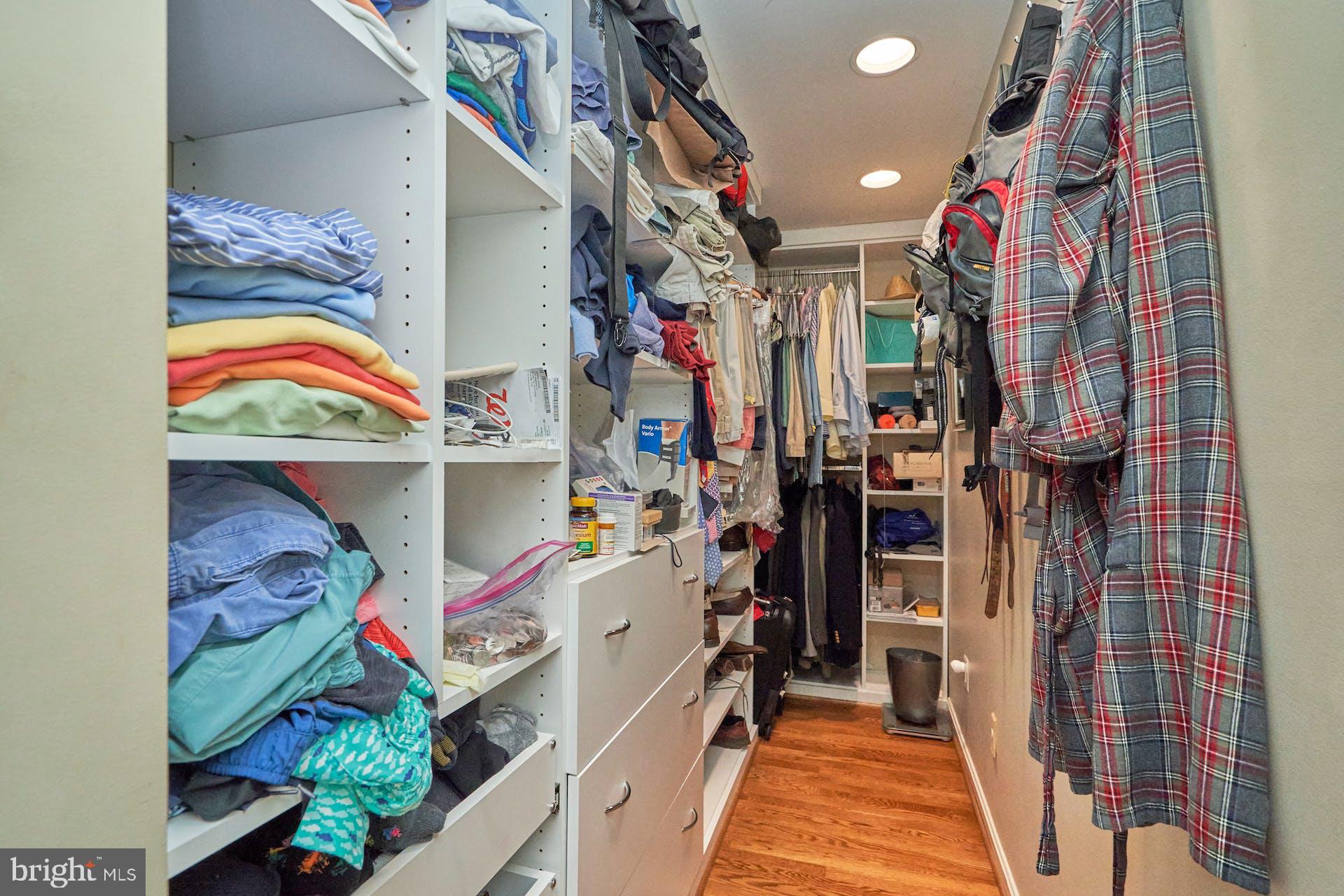 1235 Aldebaran Drive McLean, VA 22101 - Photo 35 of 71 "His" walk-in closet with custom shelving
