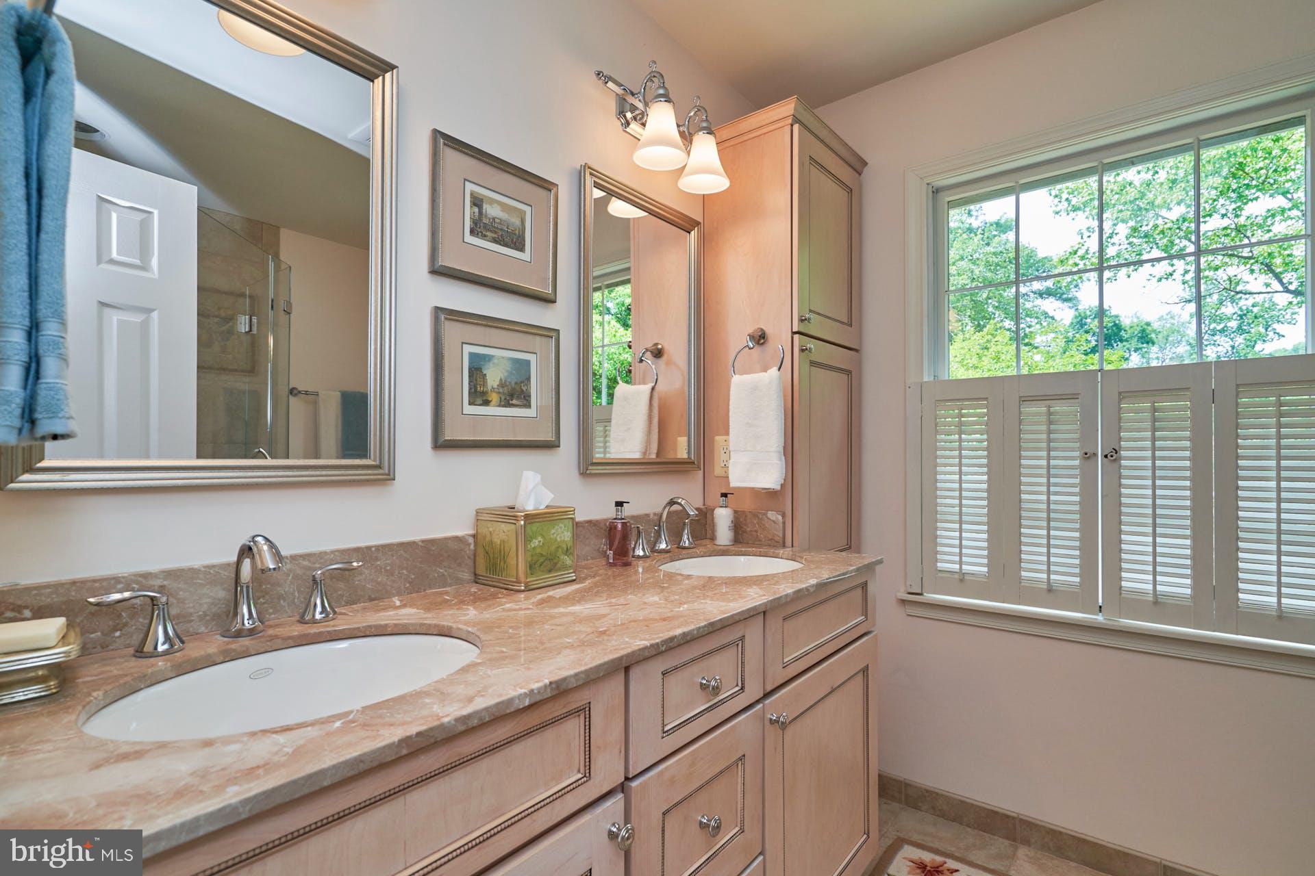 1235 Aldebaran Drive McLean, VA 22101 - Photo 40 of 71 Shared hall bath #2. Dual vanity and linen closet