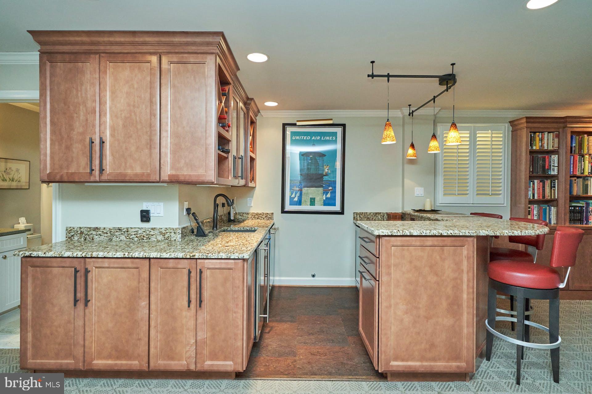 1235 Aldebaran Drive McLean, VA 22101 - Photo 44 of 71 Basement wet bar. Loads of cabinets. Granite tops.