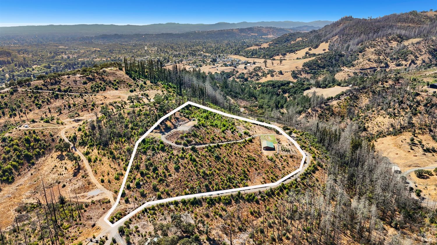6300 Wildwood Mountain Road Santa Rosa, CA 95409 - Photo 21 of 28 an aerial view of a house