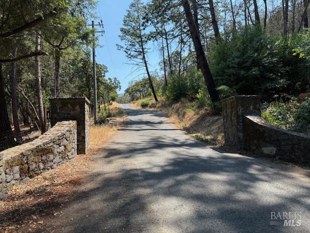 6300 Wildwood Mountain Road Santa Rosa, CA 95409 - Photo 5 of 28 a view of street along with trees