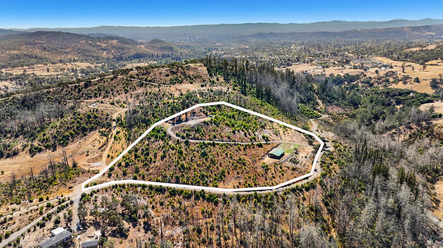 6300 Wildwood Mountain Road Santa Rosa, CA 95409 - Photo 8 of 28 an aerial view of a house