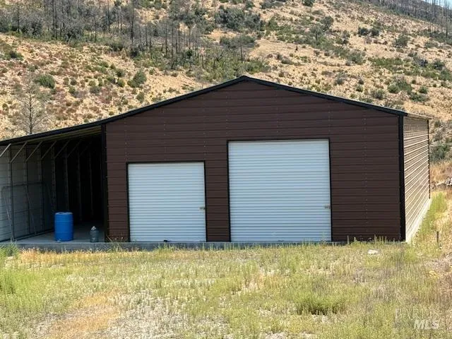 a front view of house