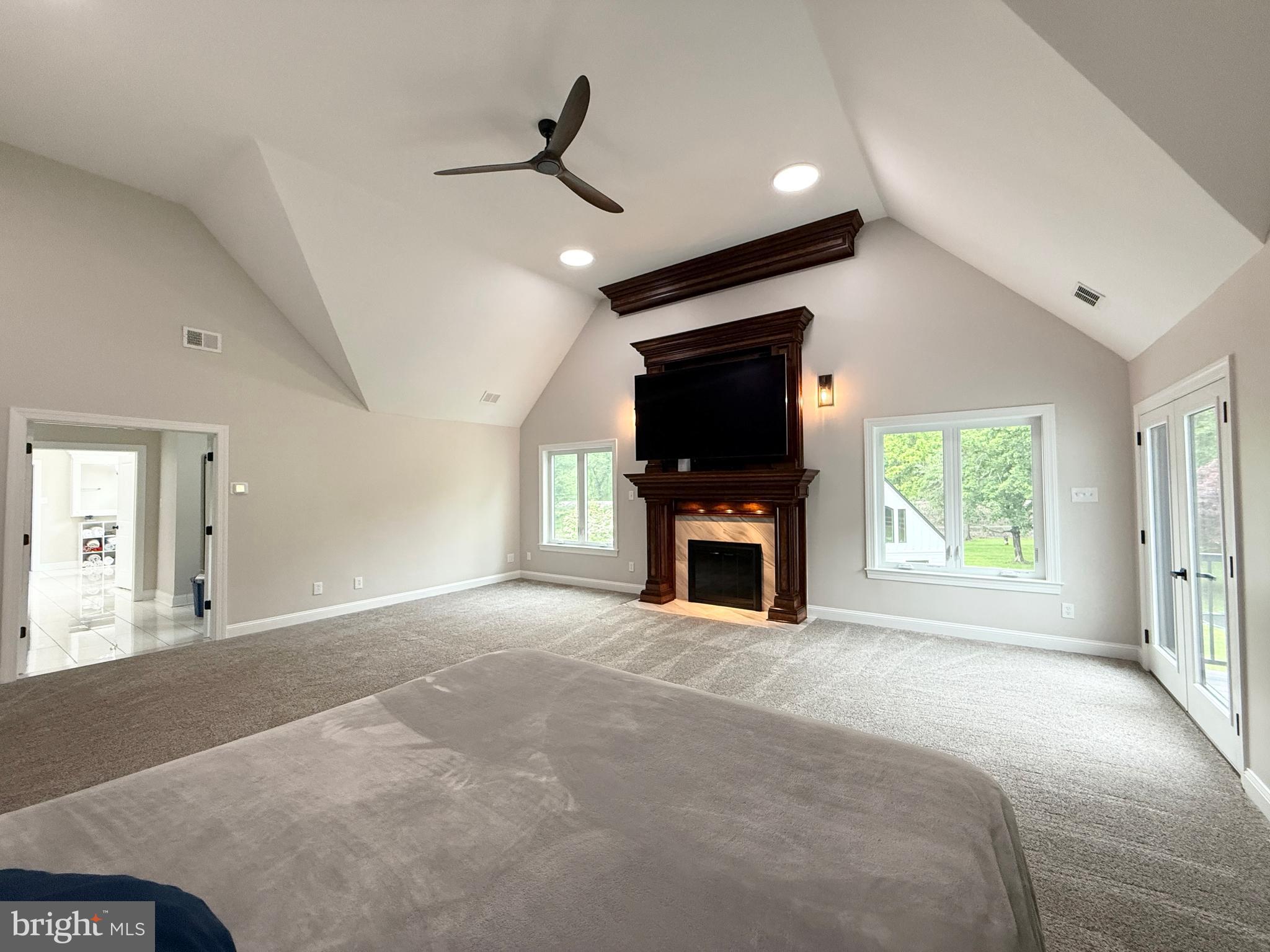 821 Burrows Run Road Chadds Ford, PA 19317 - Photo 103 of 146 a view of empty room with a fireplace and a window
