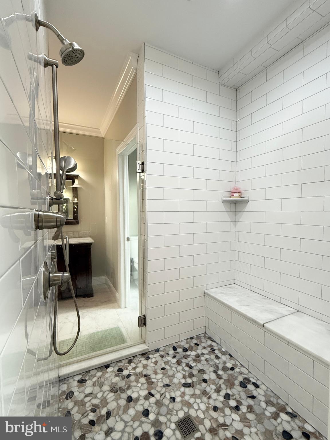 821 Burrows Run Road Chadds Ford, PA 19317 - Photo 111 of 146 a bathroom with a sink a toilet and shower