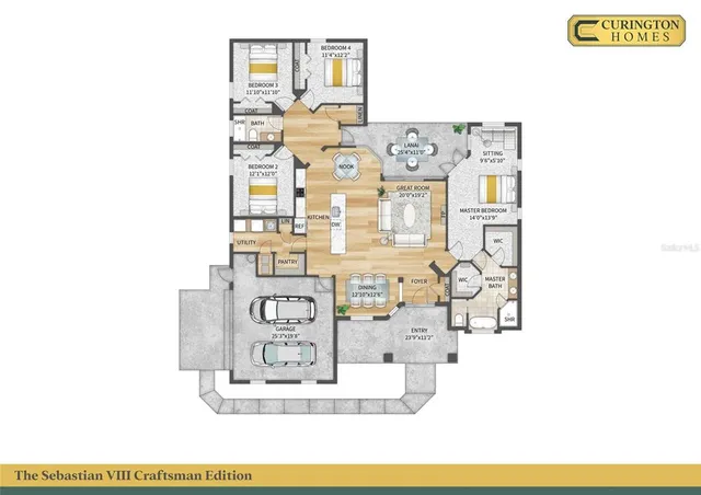 a picture of a floor plan