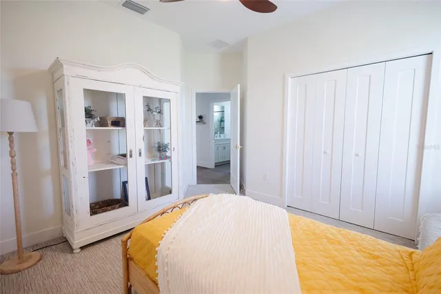 a room with storage and utility