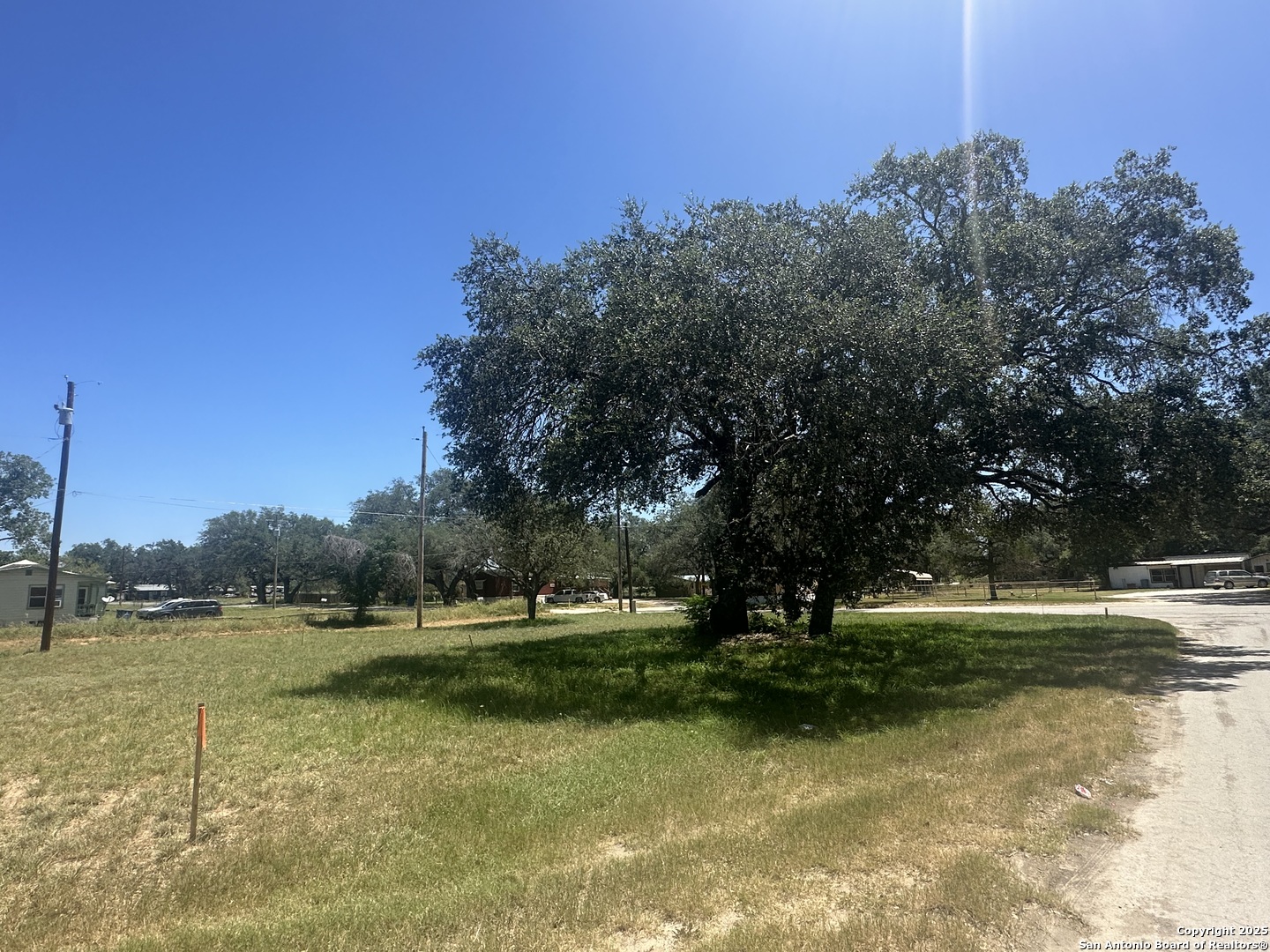 400 Davis Avenue Devine, TX 78016 - Photo 3 of 4 a view of outdoor space with green field and trees