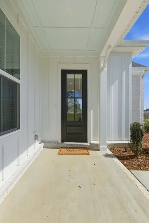 a view of an entrance to house