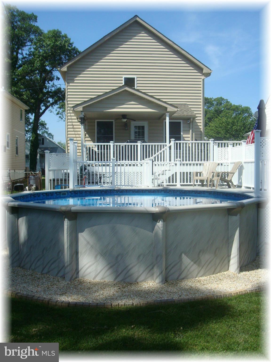 3306 Willoughby Road Baltimore, MD 21234 - Photo 5 of 30 Maintenance-free 3-tier decking leads to your pool
