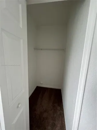 a small space with a hardwood floor
