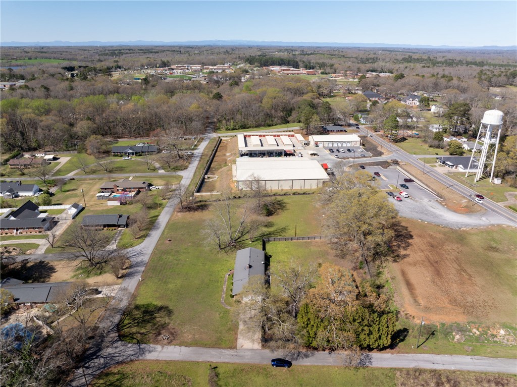 300 Green Street Williamston, SC 29697 - Photo 35 of 47 An aerial perspective reveals the expansive grounds and surrounding properties.