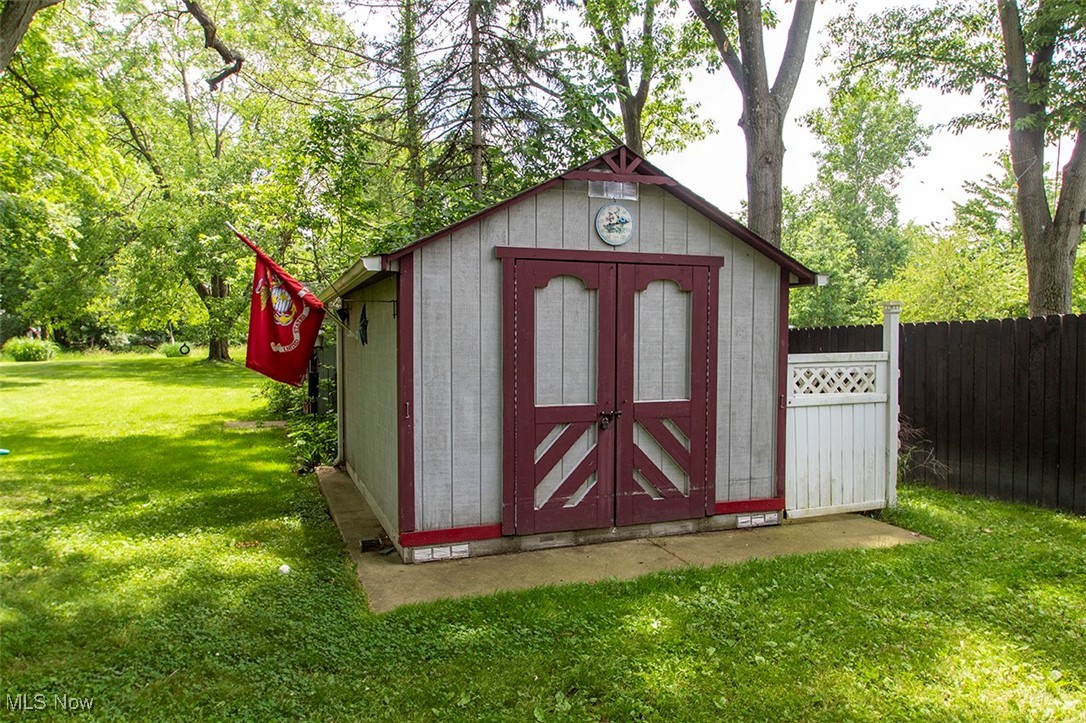 20749 Albion Road Strongsville, OH 44149 - Photo 32 of 35 View of shed featuring fence