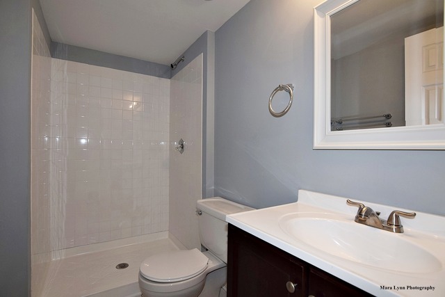 309 Hopi Court Carol Stream, IL 60188 - Photo 14 of 25 a bathroom with a sink a toilet and shower