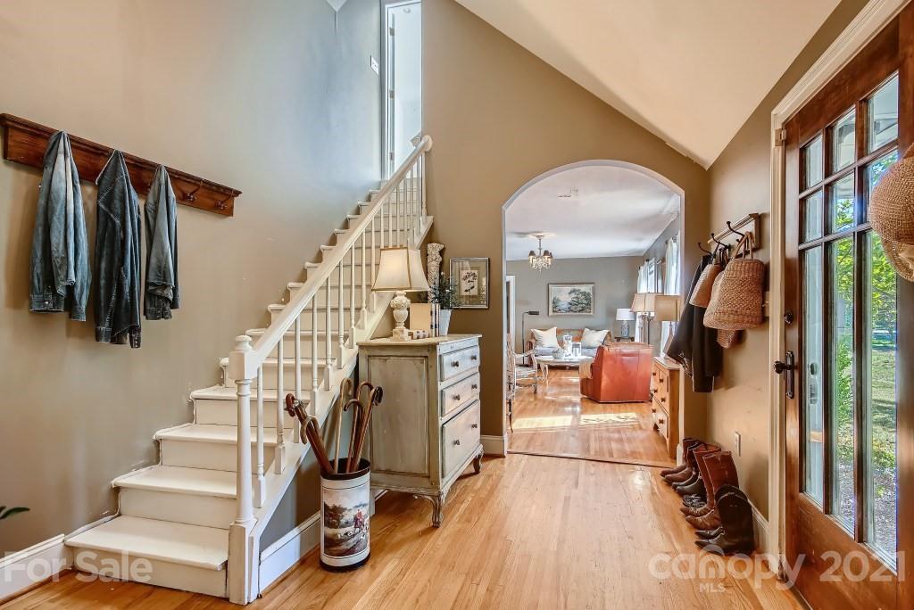 501 Marsh Road Charlotte, NC 28209 - Photo 3 of 27 a view of entryway and hall with wooden floor