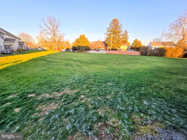 a view of a big yard