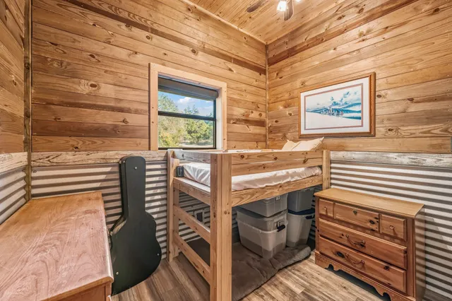 a view of a dresser in the balcony