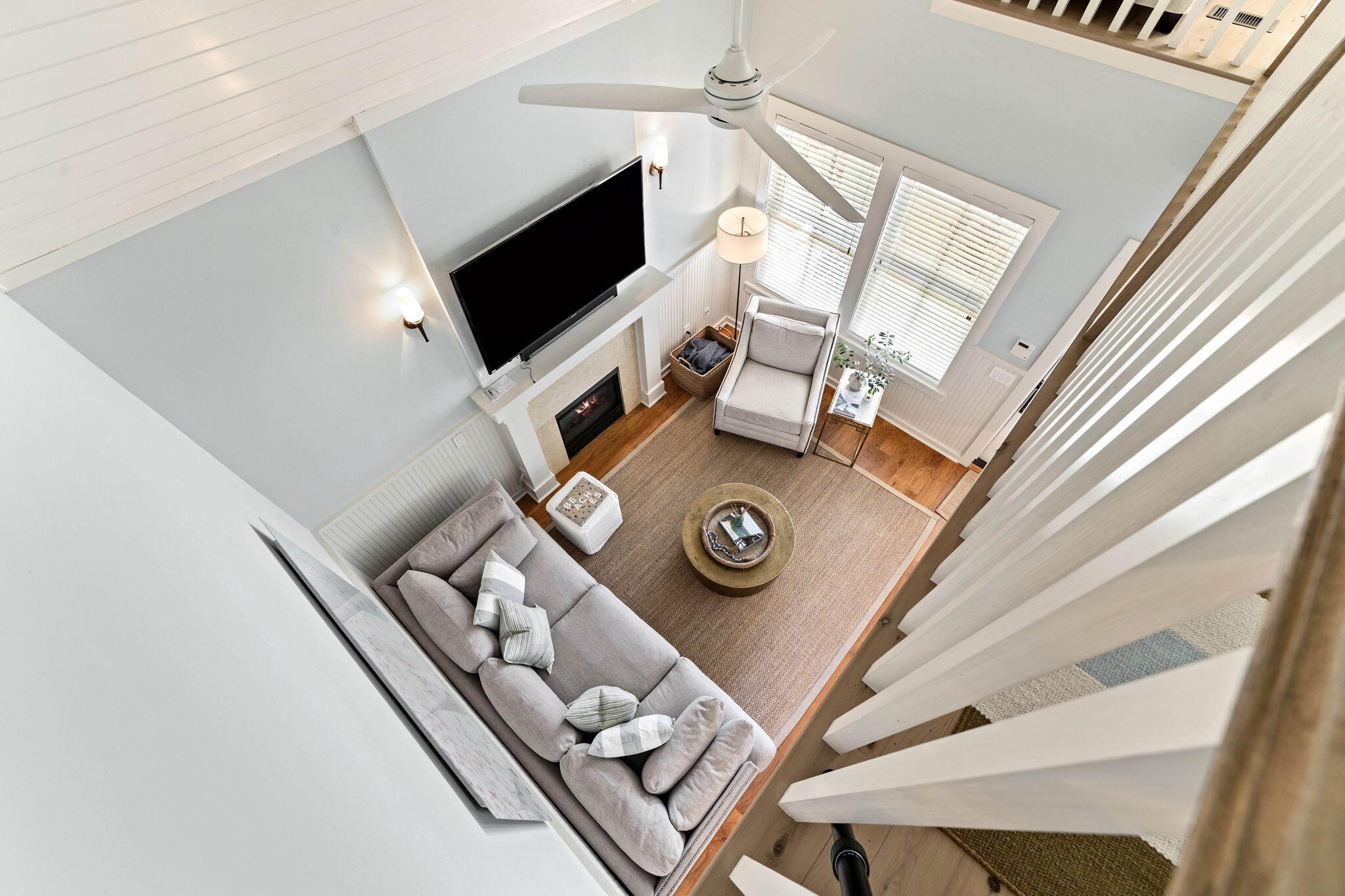 253 Salt Lane Watersound, FL 32461 - Photo 27 of 45 a view of living room with furniture and flat screen tv