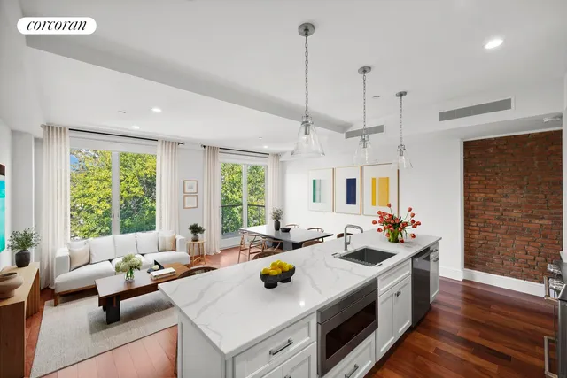 a picture of a bench in front of a door