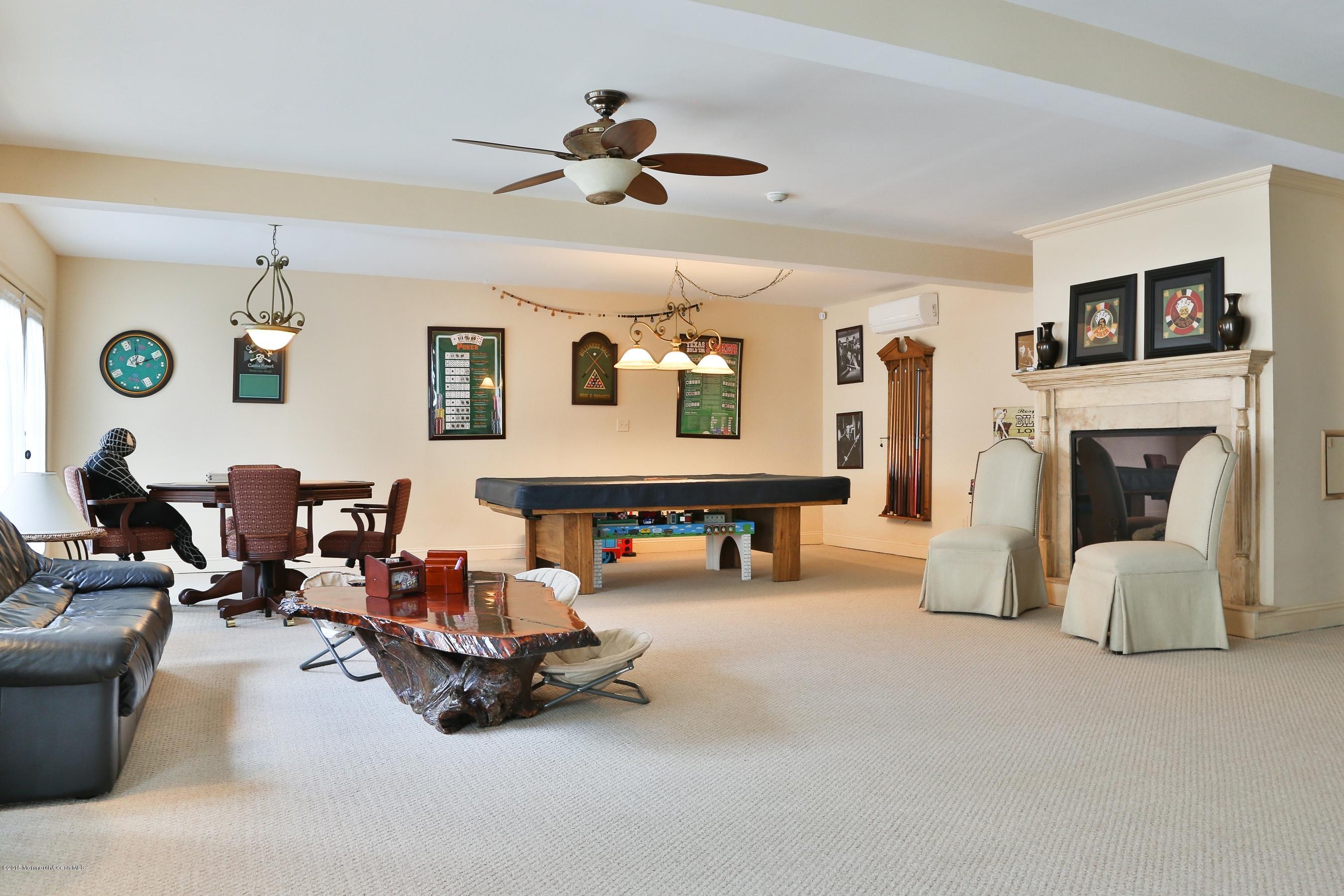 2631 River Road Point Pleasant, NJ 08742 - Photo 36 of 47 Large Rec room with gas fireplace