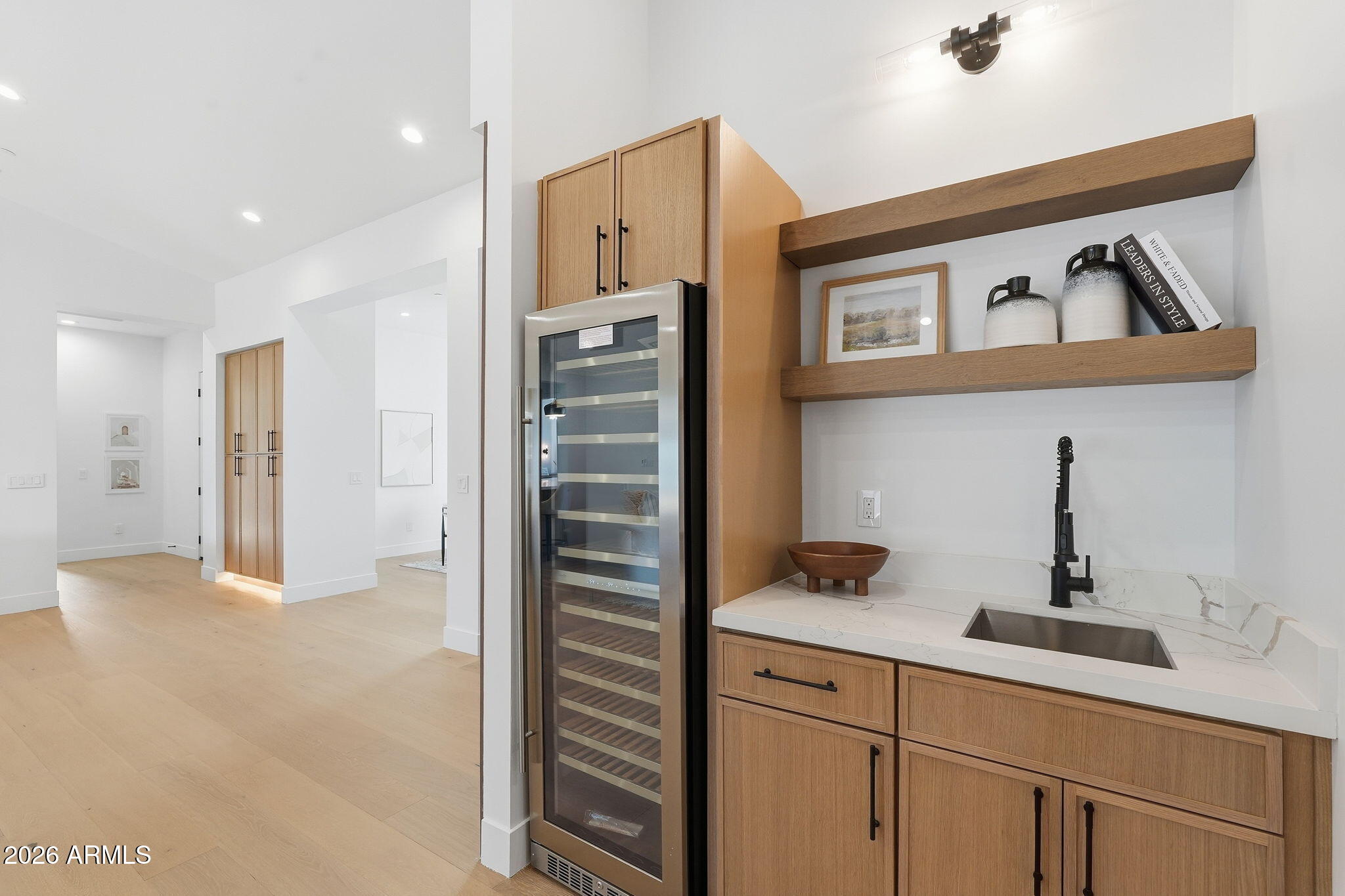 7232 East Cambridge Avenue Scottsdale, AZ 85257 - Photo 14 of 42 Wine fridge and wet bar